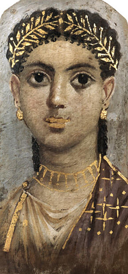 portrait de jeune femme du fayoum
