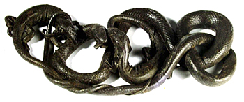 serpent en bronze, muse du bargello, florence