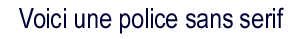 police sans serif