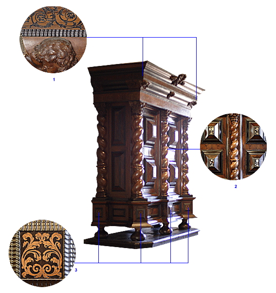 armoire hollandaise du XVIIe siècle